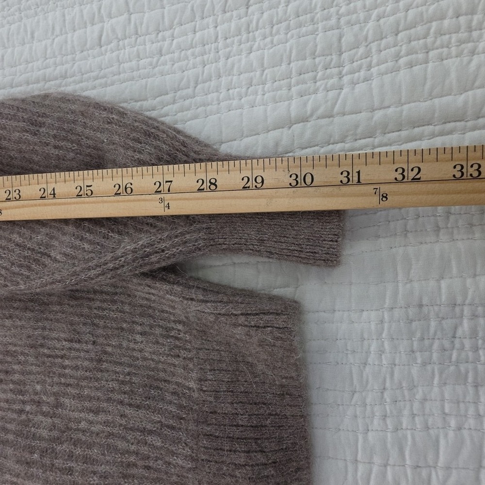 Everlane Alpaca Cocoon Crew Sweater Womens S Gray NWOT Oversized Wool Blend - Picture 12 of 14